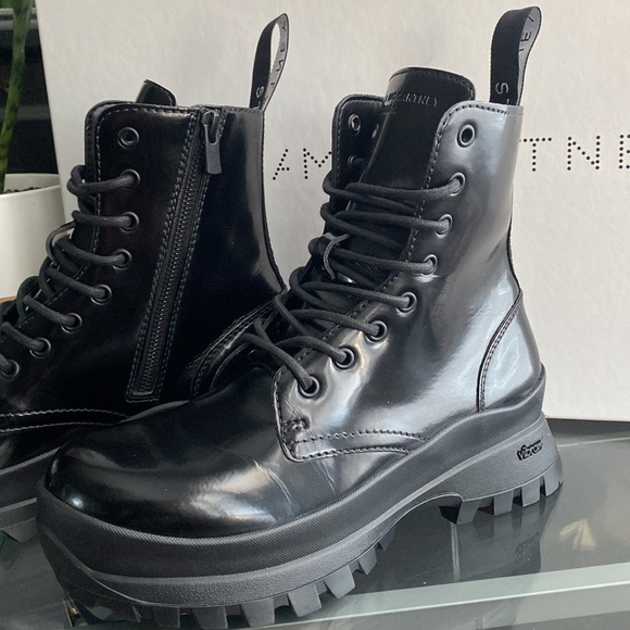 Stella McCartney Trace Combat Boot - Picture 3 of 8